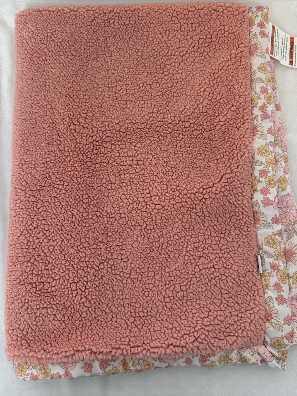 Gerber Baby Blanket – Floral & Pink